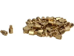 StarTech.com Replacement PC Mounting Metal Jack Screw Standoff - 50 Pack (SCREWNUTM)
