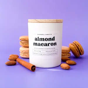 Almond Macaron 5.3oz Soy Candle
