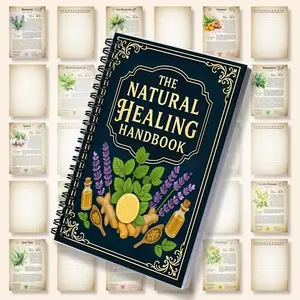 Vintage Herbal Handbook, Classic Watercolor Illustrations, Traditional Preparation Methods, School Botany Course Guide, Health Record Book