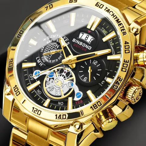 Men's Business Round Dial Analog Watch, Fashion Watch for Party, Daily Outfit Accessory, Trendy All-Match & Exquisite Watch for Birthday Gift with Box, Business Quartz Wristwatch