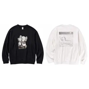 KAWS x Uniqlo Longsleeve Sweatshirt (Set of 2) Off White/Black (men) by StockX