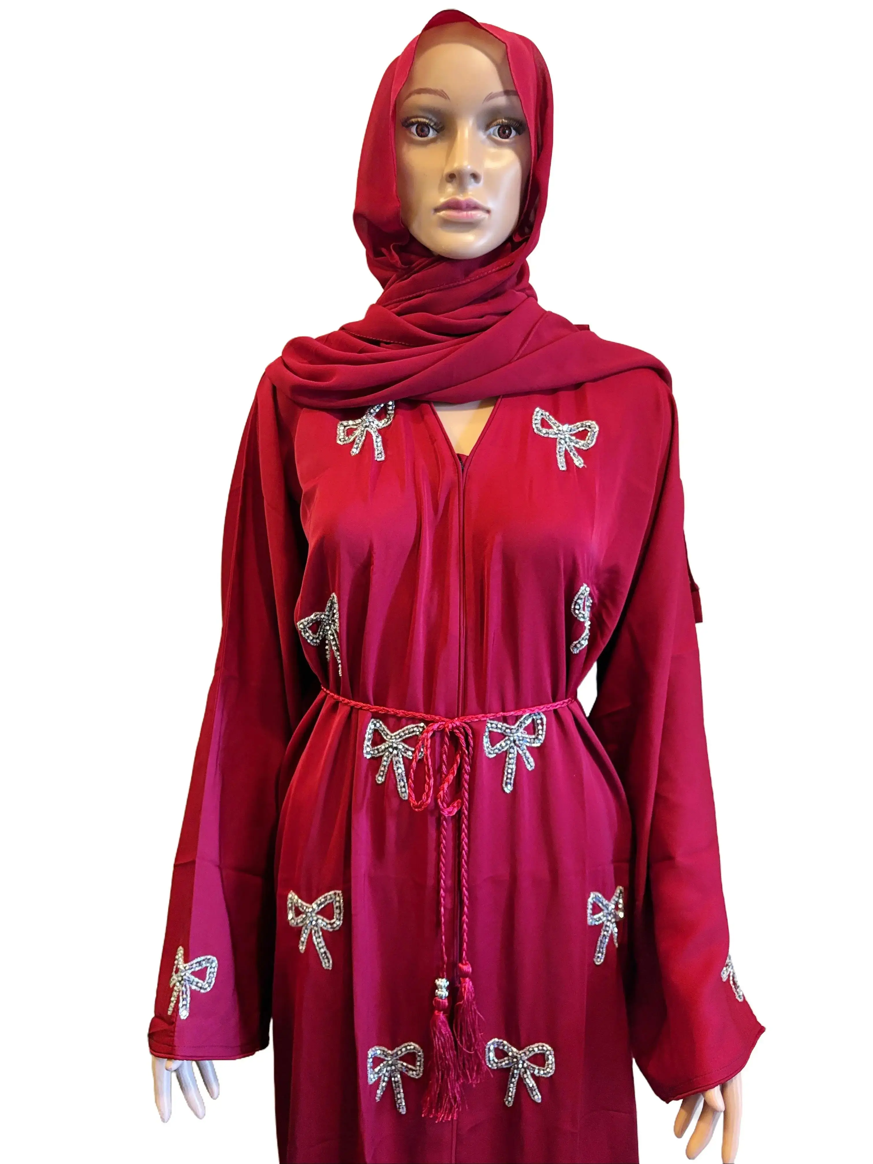 Luxury Abaya With Elegant Bow Detailing for Stylish Wear