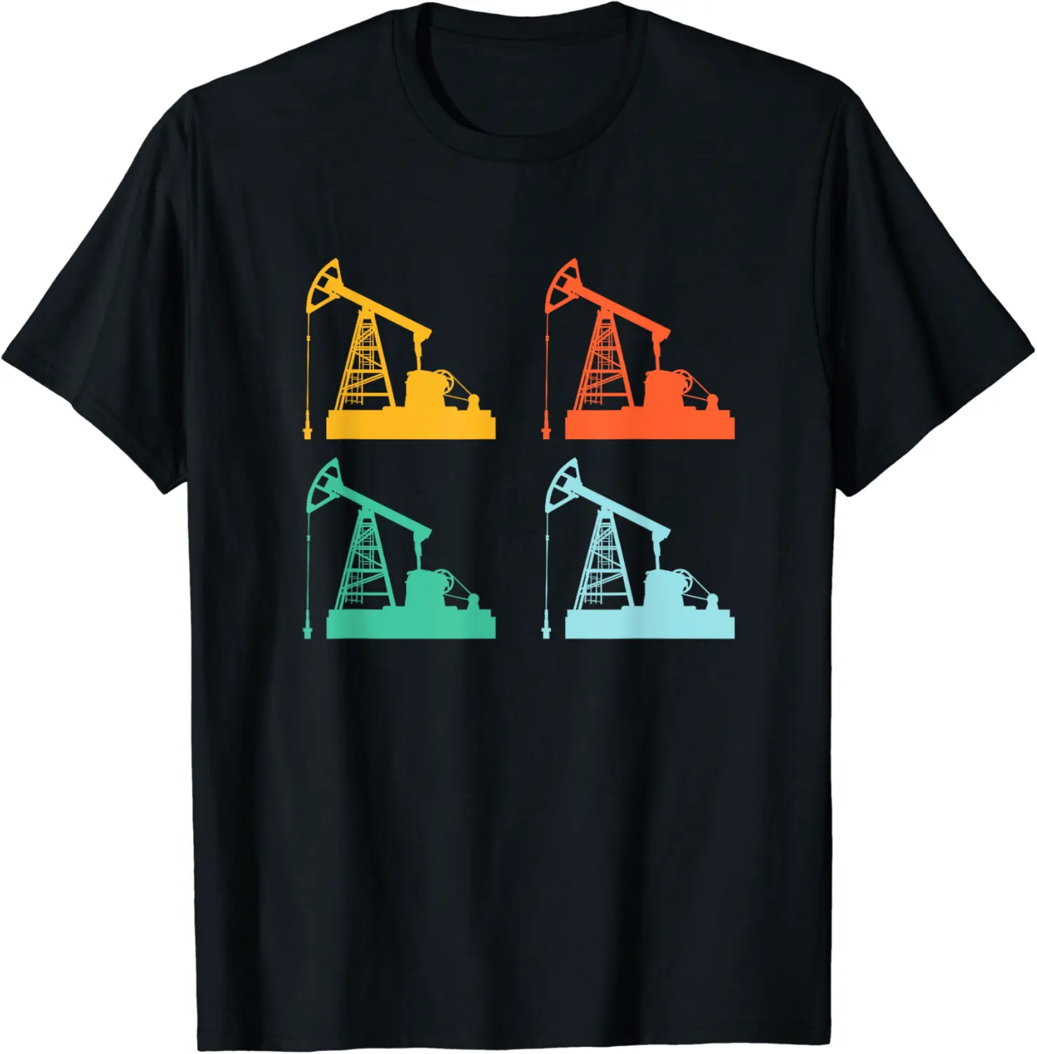 Fossil Fuel Oil Rig And Offshore Platform Drilling Rig T-Shirt - Karenlyn Shop 56B0C6MM38PX