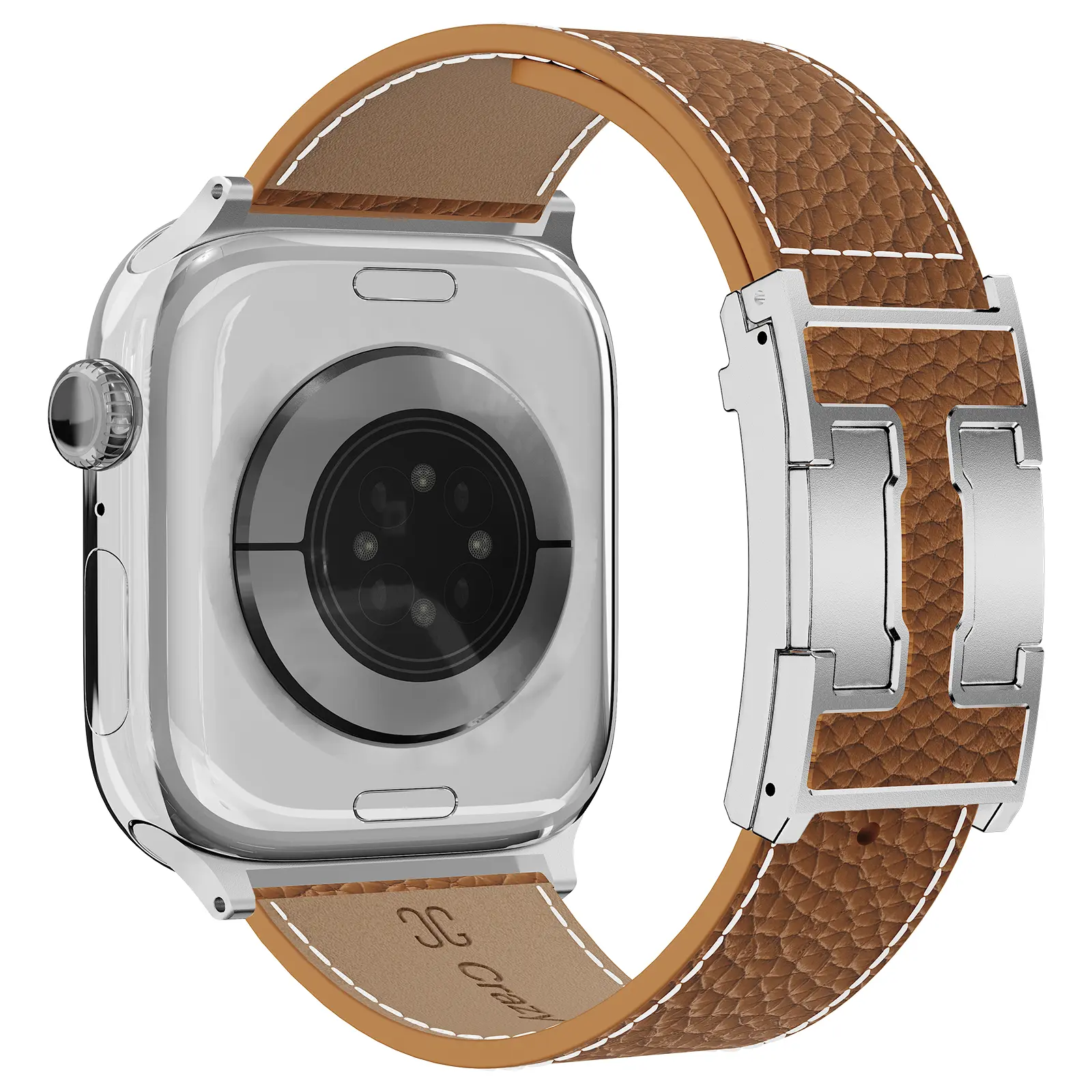 Brown Band +Silver Buckle
