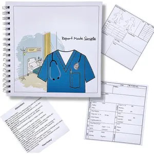 Nurse Report Sheet Notebook,  Notebook with 100  Report Sheets |  Clinical Essentials, Student Nurse Essentials, Notebooks for  School (Compact Edition) - 6"x6"