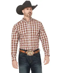 Ariat Men's Men'S Cruz Pro Series Plaid Print Long Sleeve Button-Down - 10058972