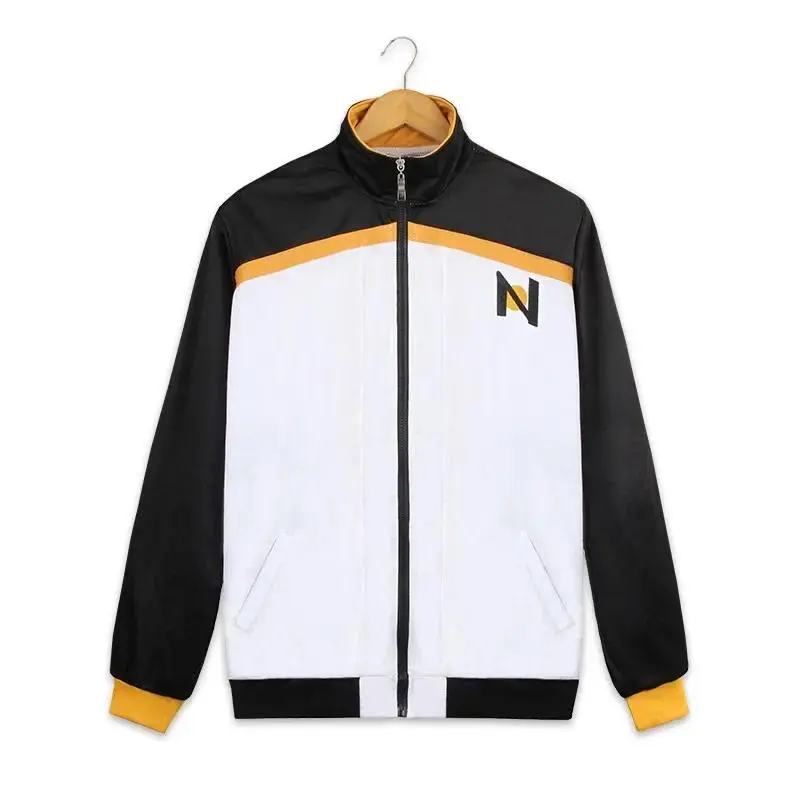 Subaru Anime Cosplay Costume Sportswear Re:Zero kara Hajimeru Isekai Seikatsu Jacket Pants Suit Black White Tracksuit Uniform