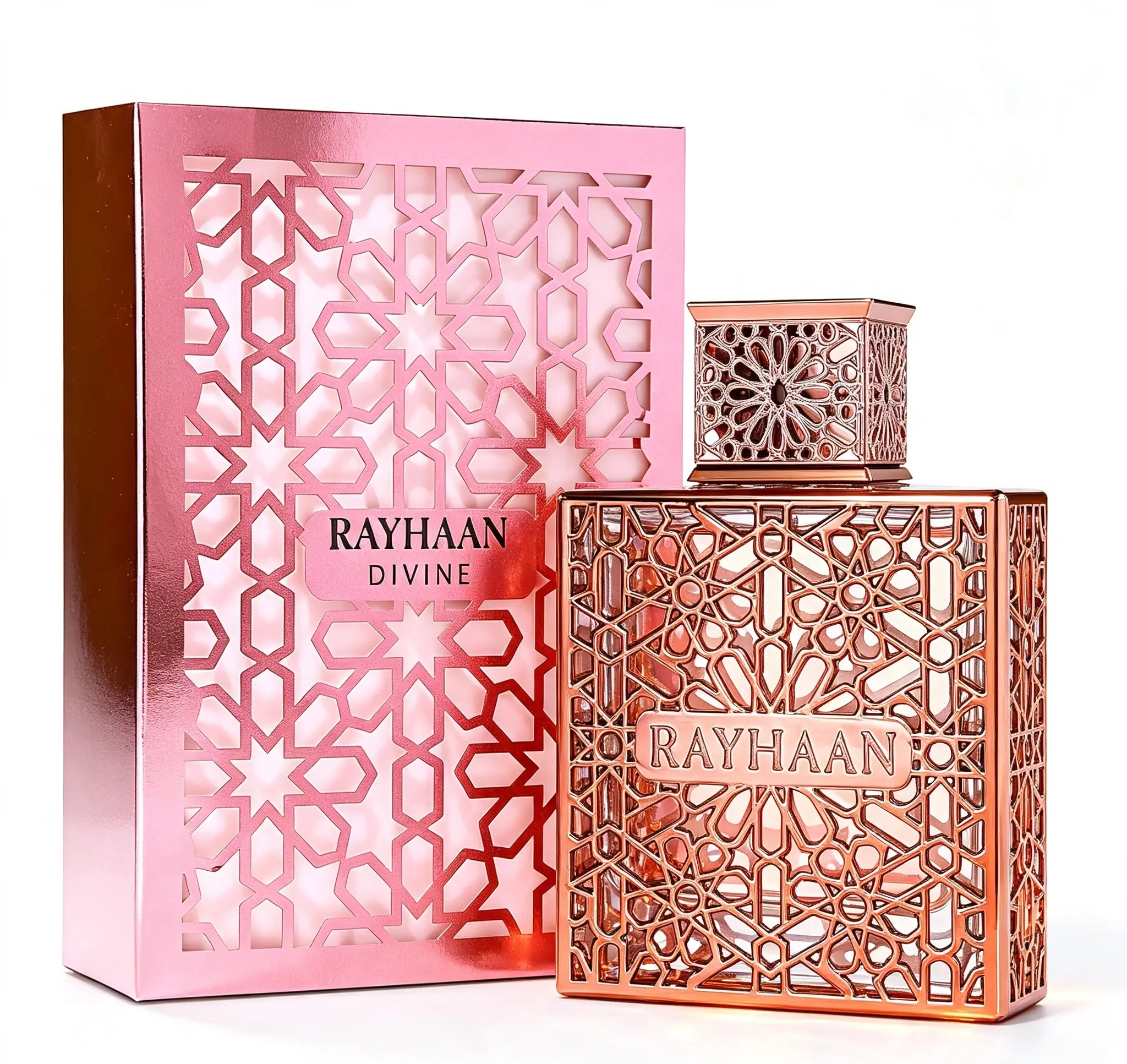 Rayhaan Divine Eau de Parfum Spray for Women 100ml / 3.4 fl oz – Sweet Fruity Gourmand Floral Long-Lasting Fragrance, Daily Wear for All Occasions, Ideal Valentine's & Christmas Gift for Her