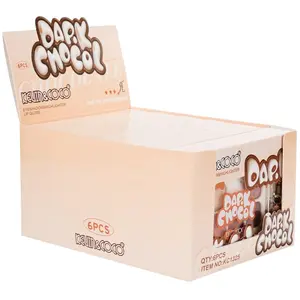 Paleta y Brillo de Labios Dark Chocol Kevin & Coco - Venta al por Mayor Display 6 Sets (KC1325)