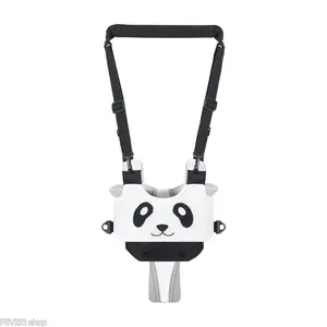 Toddler Walking Safety Harness, Adjustable Assistant Belt with Cute Cartoon Prints, Soft Padded Design for Baby Outdoor Walking Practice