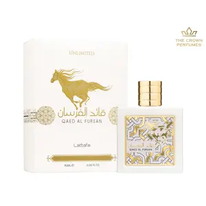 Lattafa Qaed Al Fursan Unlimited Perfume – 3.4 OZ (100 ML) | Bold & Long-Lasting Woody Oriental Fragrance