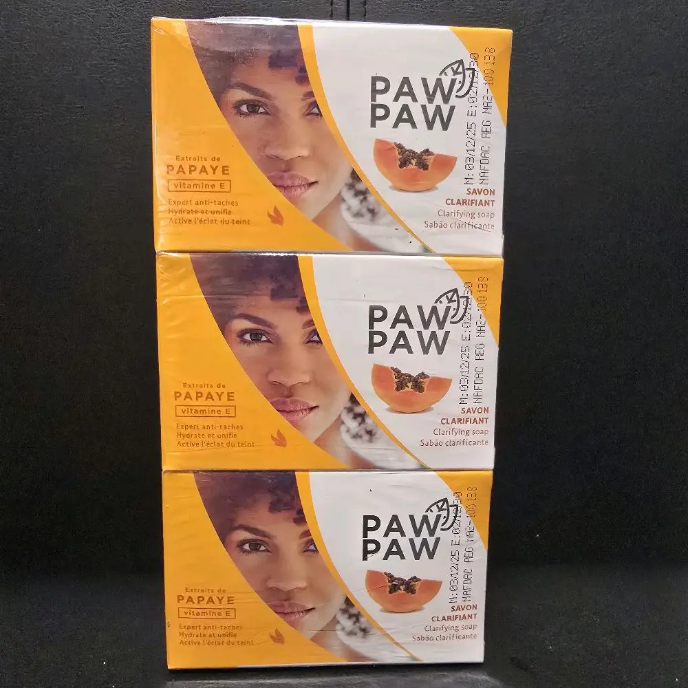 paw paw  Natural papaya soap with vitamin.E Gentle Hydratin. .