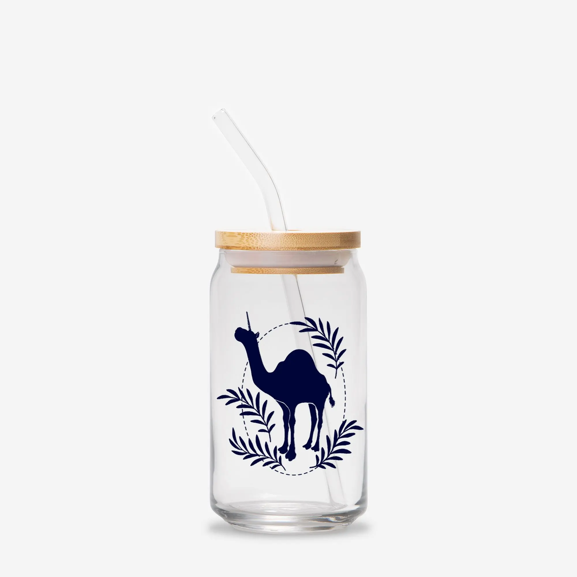PARSEEDS Ollie Glass Bottle 16oz - Classic Design for Versatile Use