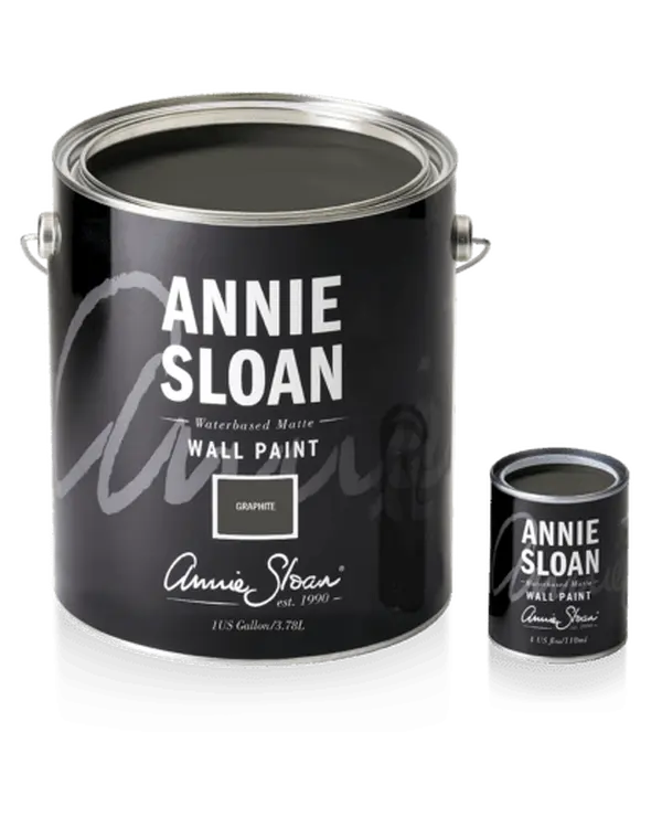 Graphite Annie Sloan Wall Paint One Gallon