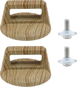 2 count Pot Lid Top Replacement Knob Pan Lid Holding Handles Universal Replacement Pan Lid Holding Handles for Kitchen Cookware Light Grain