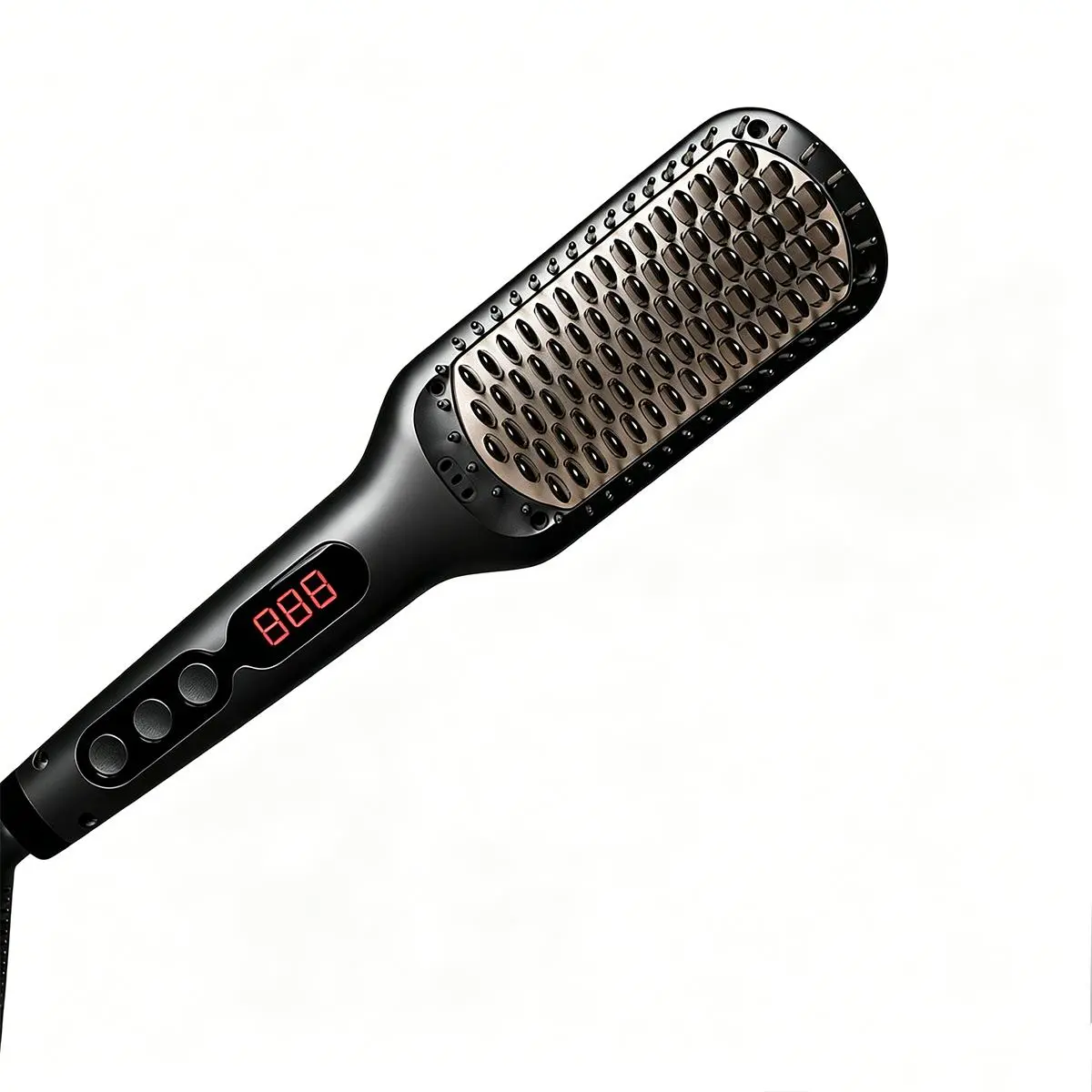 Ceramic Ionic Hair Straightening Brush - 20s Fast Heating Ceramic Ionic Styler, Anti-Frizz Hot Comb, Auto-Shut Off, Universal Plug, Black, Ideal Gift,dandruff remover comb,straight tooth comb,hair brush set,hair care comb,barber accessory