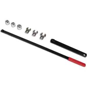 8PCS Serpentine Belt Tool Kit, Belt Tensioner Wrench Set 3/8" & 1/2" Drive for Automotive Engine Maintenance