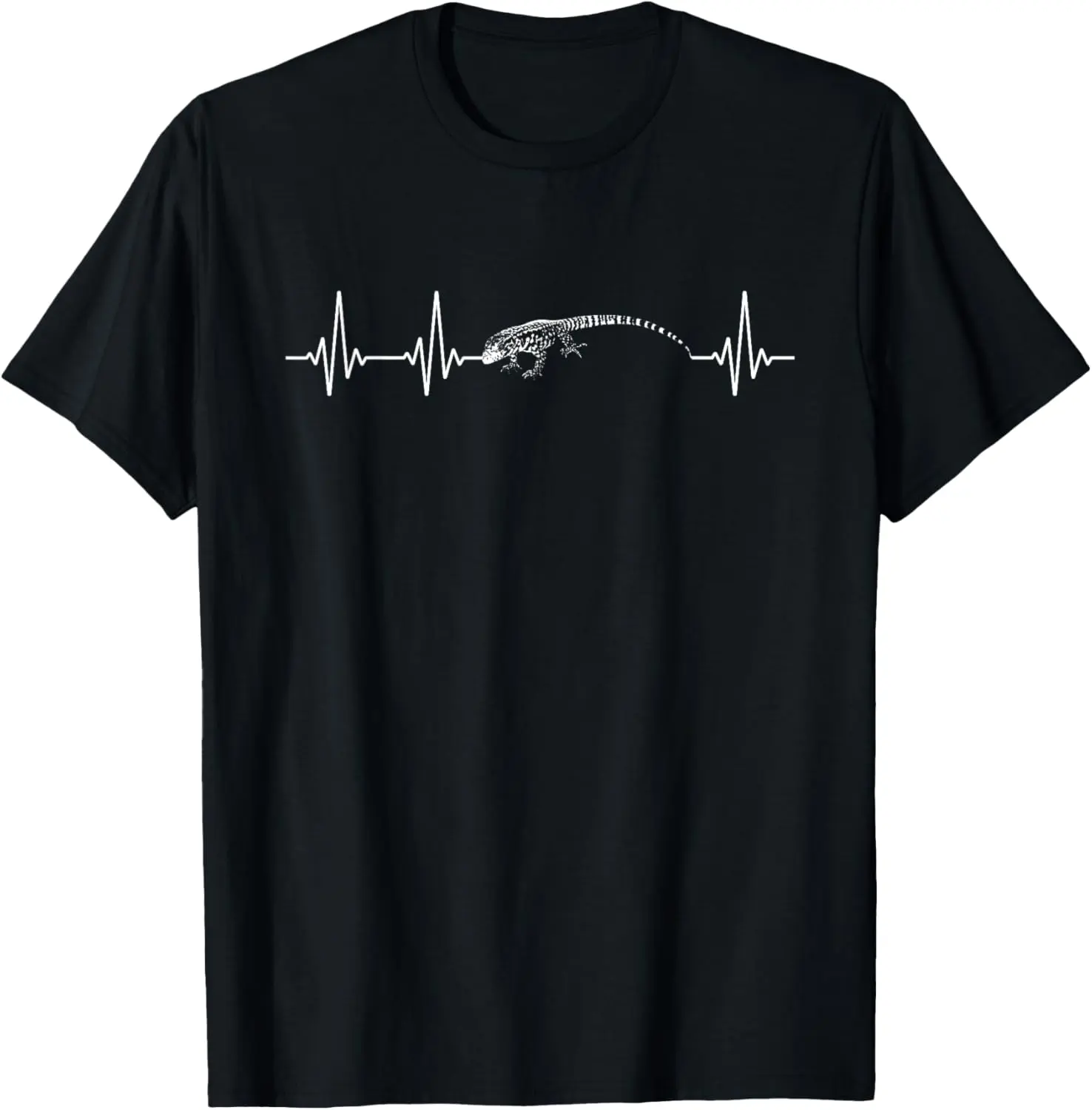 100% Cotton Tegu Love a Funny Argentine Black and White Tegu Huge Lizard T-Shirt