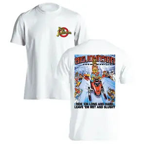 Big Johnson Snowmobiles Long Sleeve Shirt – Vintage Snowmobile Graphic Tee, Funny Winter Sports Humor LS T-Shirt, Retro Back Print Snow Rider Shirt, Gift For Him & Her
