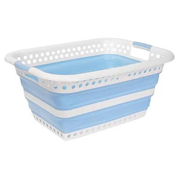 Joy Mangano Joy CleanBoss Collapsible Luxe & Sturdy Laundry Basket