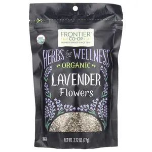 Frontier Co-op Organic Lavender Flowers, 2.72 oz (77 g)