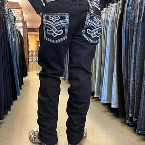Pantalones de Hombre negro vaquero