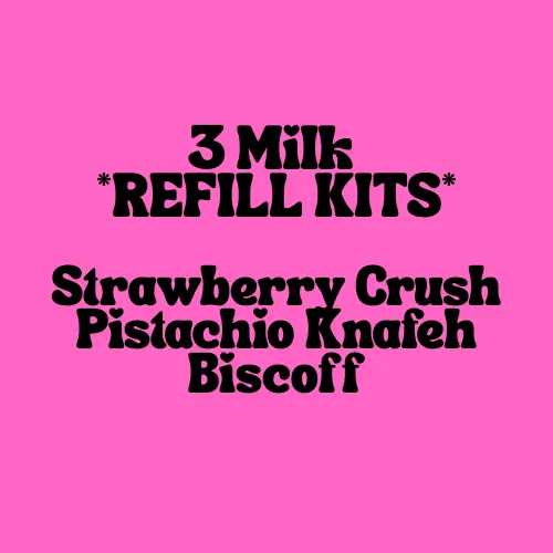 Milk - Strawberry, Dubai & Biscoff