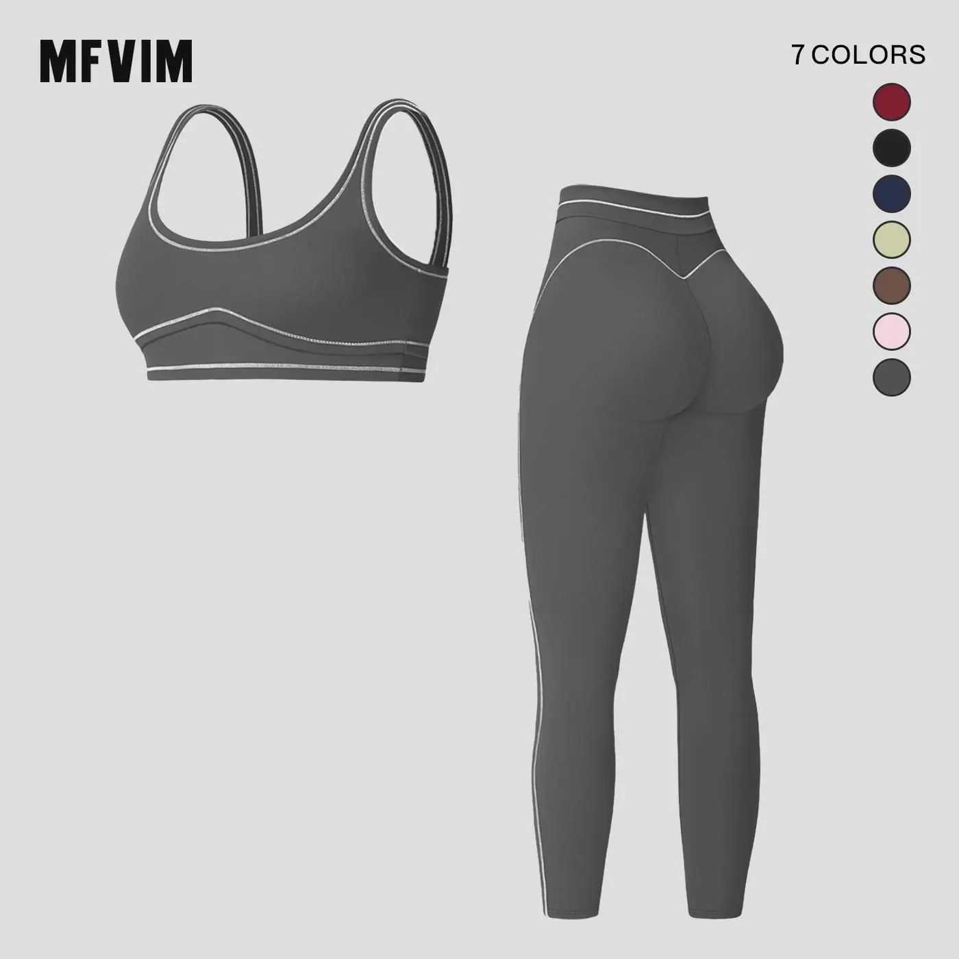 MFVIM Women’s Sporty Comfortable Co-ord Sets, Casual Athletic Two-Piece Set, Activewear for Gym & Daily Activities, Athleisure Wear Set
