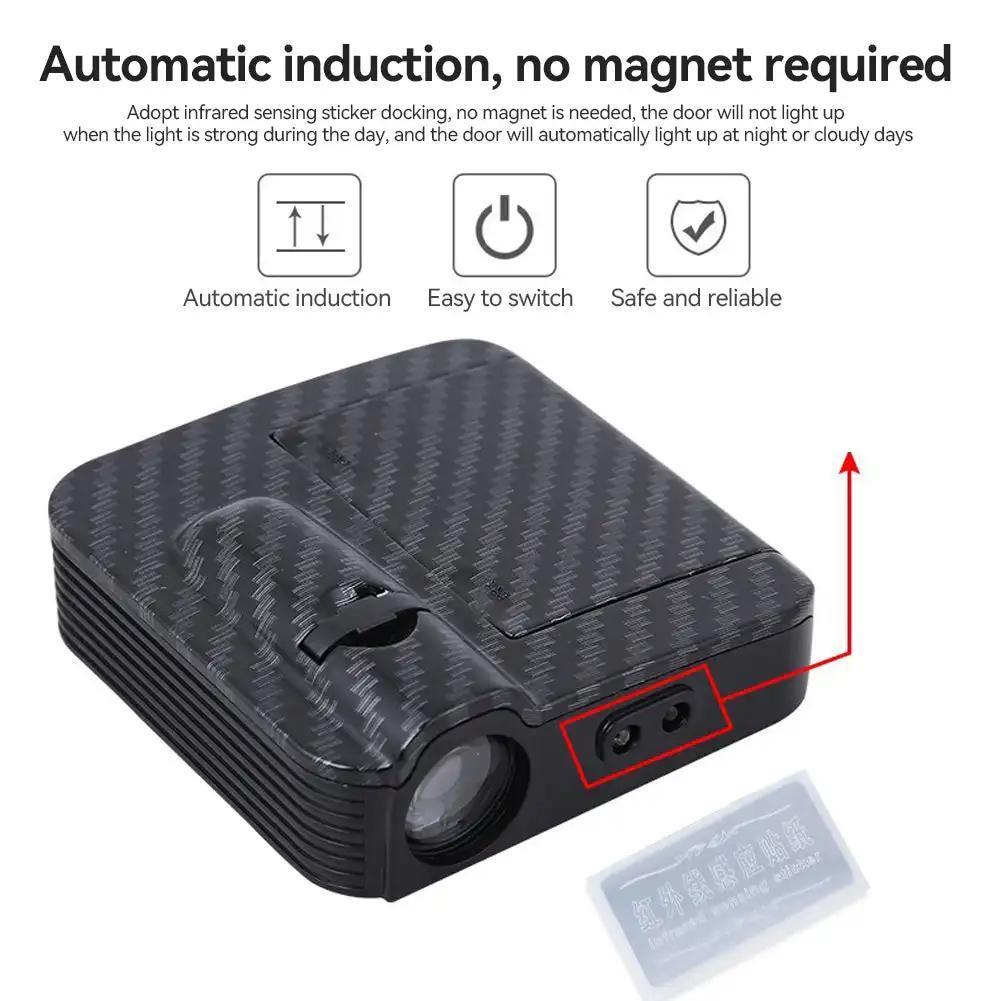 Led Car Door Welcome Lights For KIA KN Logo Laser Projector Decor Lamp