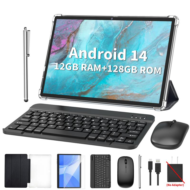 Relndoo Relndoo 10.1 inch Android 14 Tablet with 12(6+6)GB RAM+128GB ROM ...