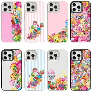 Shopkins Cute Sweet Treat Cartoon Phone Case, Shockproof Hard Cover for iPhone 17, 16, 15, 14, 13, 12, 11, Pro, Pro Max, Plus | Compatible with Samsung Galaxy S23, S24, S25, S26, Plus, Ultra, Perfect Christmas Halloween Birthday Gift for Friends, Great fo