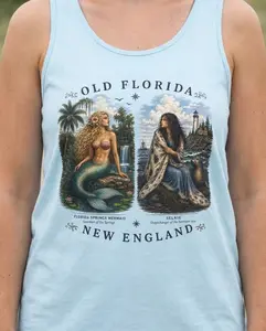 Mermaid & Selkie Tank Top (Front Facing) In Color