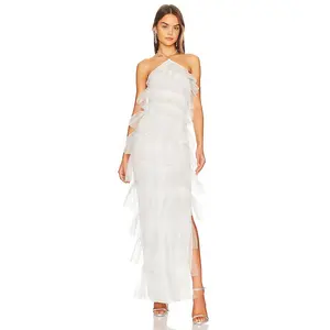 The Bar Henri Gown in Sparkle Blanc