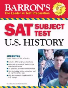 USED Book - Barron's SAT Subject Test in U.S. History (Barron's How to Prepare for the Sat II United States History) by David A. Midgley (Paperback) - english
