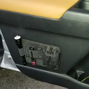 Outdoor Tactical Adhesive Panel Edc Mesh Bag with Magic Hook Backing, Tool Bag Organizer Suitable for Vest and Backpack Expansion Tool Set