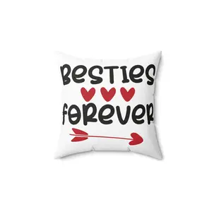 Valentines Day  Spun Polyester Square Pillow