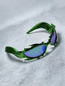 2026 Trendy Decorative Eyewear, Oversized Geometric Frame Enhances Face Shape, Y2K Street Style, Perfect for Travel & Fashion, Trendy Sunglasses
