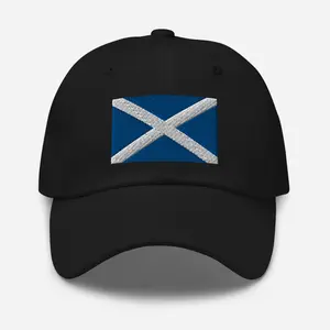 Scotland Flag Hat, Scottish Flag Embroidered Adjustable Relaxed Fit Dad Hat Baseball Cap, Scottish Gifts