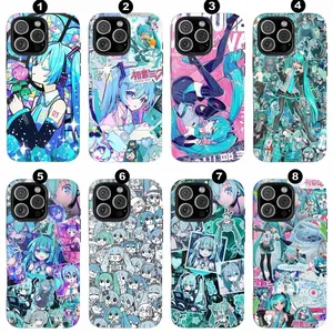 Hatsune Miku Phone Case, Vocaloid Anime Phone Case, Trendy Protective Cover for iPhone X, 11, 12, 13, 14, 15 & more –  SS Galaxy S21 to S25 Ultra, Plus with Suction