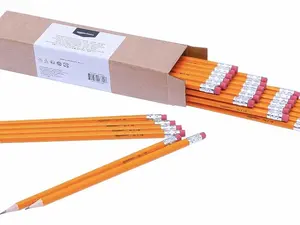 Woodcased #2 Pencils, Pre-sharpened, HB Lead, 30 count, Orange