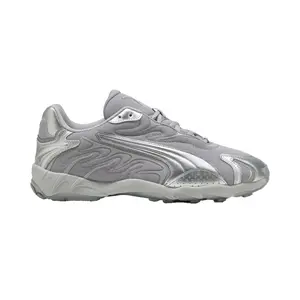 PUMA Mens Inhale Metallic Lace Up Sneakers Shoes Casual - Grey