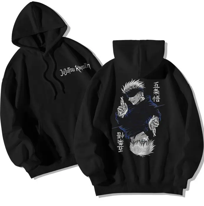 Gojo Satoru Jujutsu Kaisen Anime Hoodie, Unisex Hoodie all size S to 3 XL