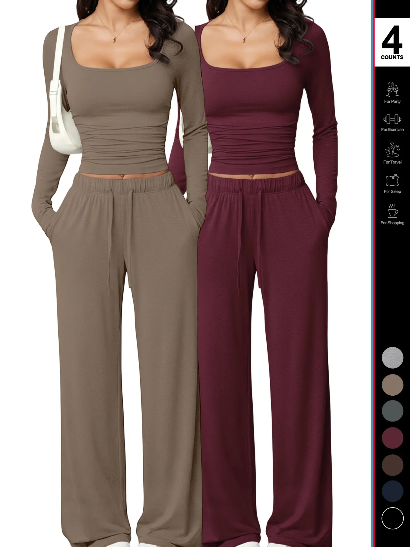 Light Khaki/Burgundy
