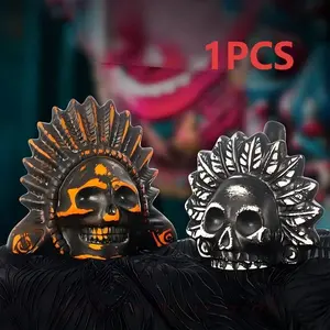 Handmade Ceramic Aztec Death Whistle, Realistic Scream Sound, Durable Easy-To-Play Instrument, Glossy Surface, Perfect for Spooky Gifts