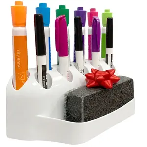 Marker Holder for Dry Erase Markers and Dry Eraser - Capacity 11