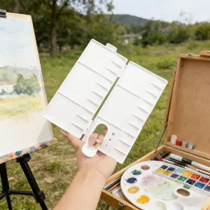 Professional Palette Cups for Artists - Durable, Easy-Clean Paint Mixing Trays for Acrylic, Watercolor & Oil. Portable Studio & Classroom Essential for Color Blending & storage. Ideal for Home & Travel Use.