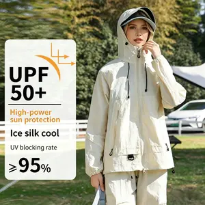 Your Ultimate Summer Layering Essential: Lightweight UPF 50+ Women's Jacket — Featuring Silky-Smooth Nylon Fabric that is Wrinkle-Resistant and Gentle on the Skin