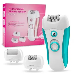 Women's private parts shaver full body epilator foot grinder shaver 3 in 1 epilator set Epilator Hair Remover