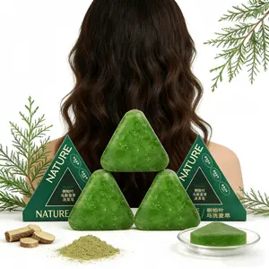 Natural Triangle Shampoo Bar- Eco-Friendly Hair Care Product for Daily Use