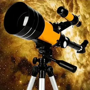 F30070 Magnification Astronomical Telescope, 1 Set Portable High Definition Astronomical Telescope, Professional Telescope for Camping & Travel